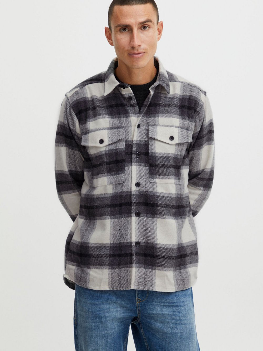 Indicode Kurzarmhemd Herren Regular Fit