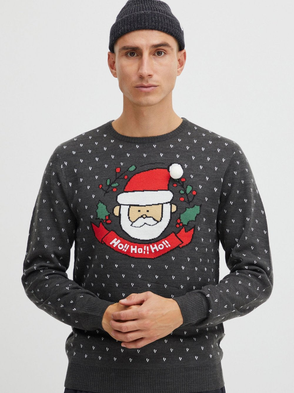 Indicode Rundhalspullover Herren Baumwolle