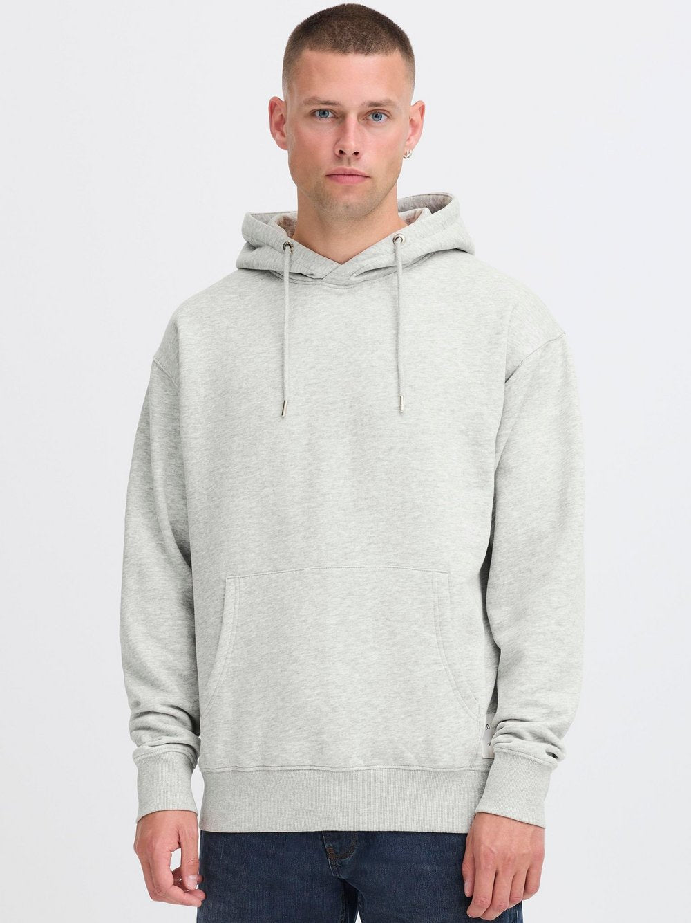 Indicode Hoodie Herren Baumwolle bedruckt