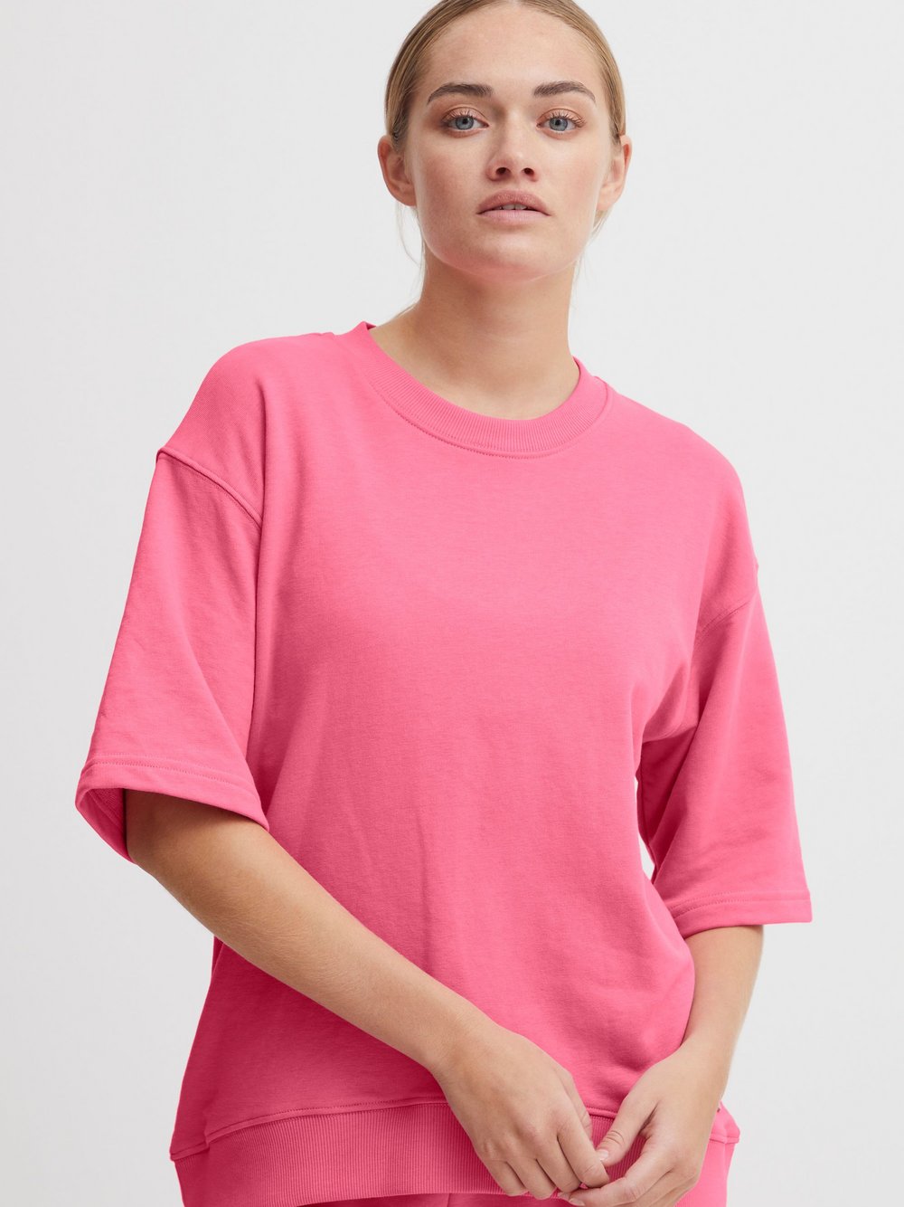 OXMO Sweatshirt Damen meliert