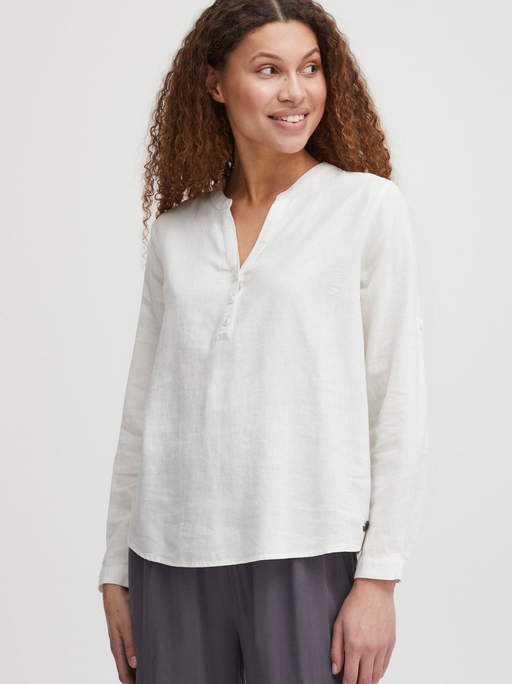 OXMO Langarmbluse Damen