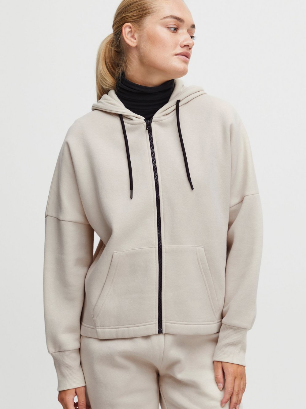 OXMO Strickjacke Damen meliert