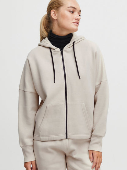 OXMO Strickjacke Damen meliert