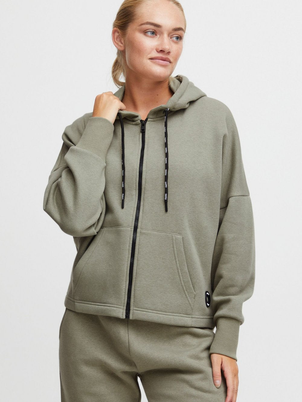 OXMO Strickjacke Damen meliert