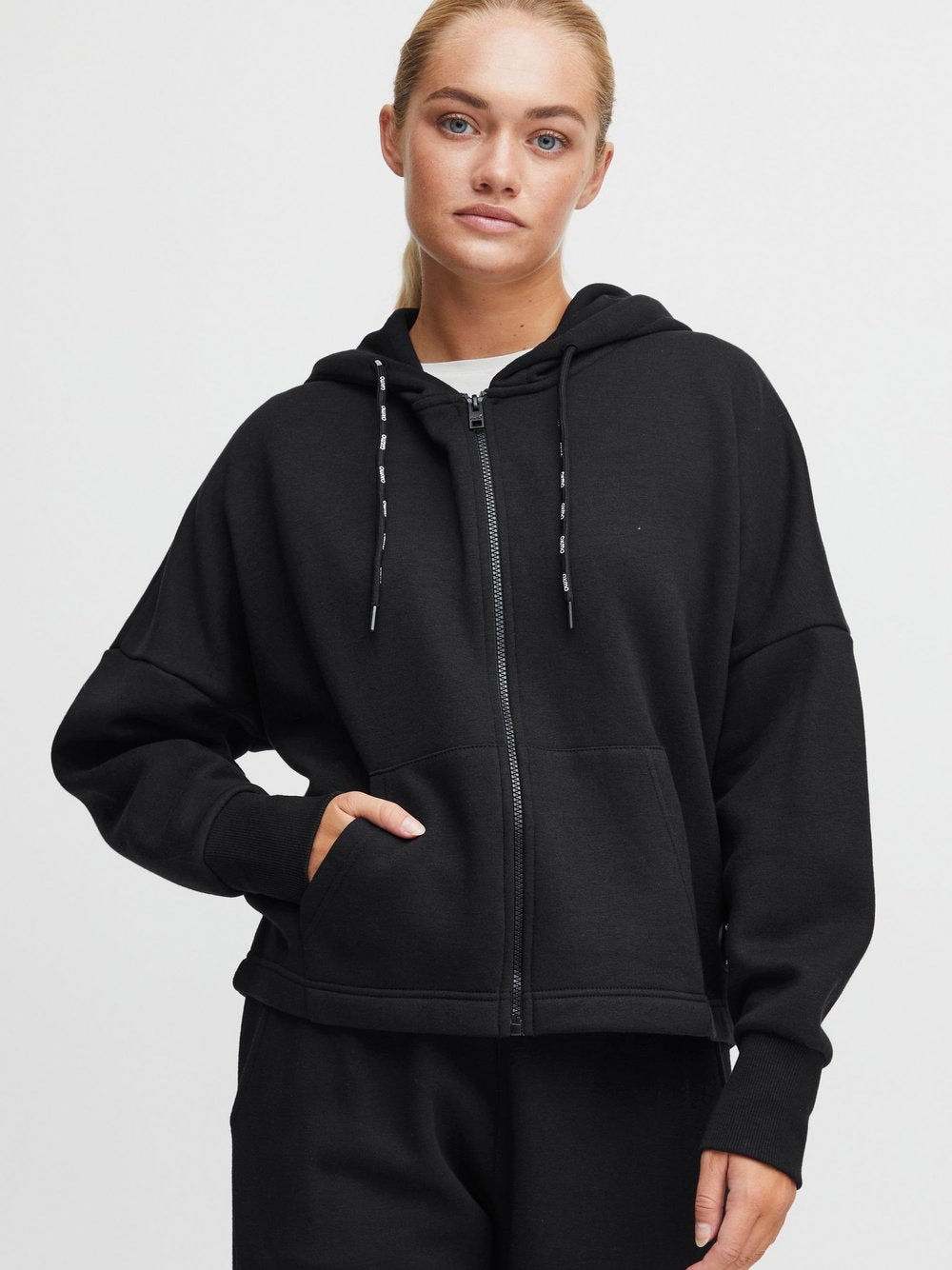 OXMO Strickjacke Damen meliert