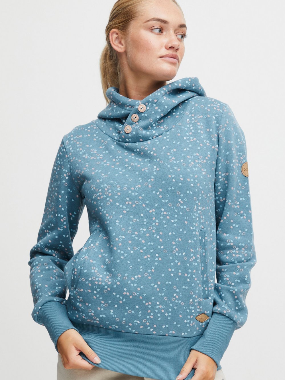 OXMO Hoodie Damen gestreift