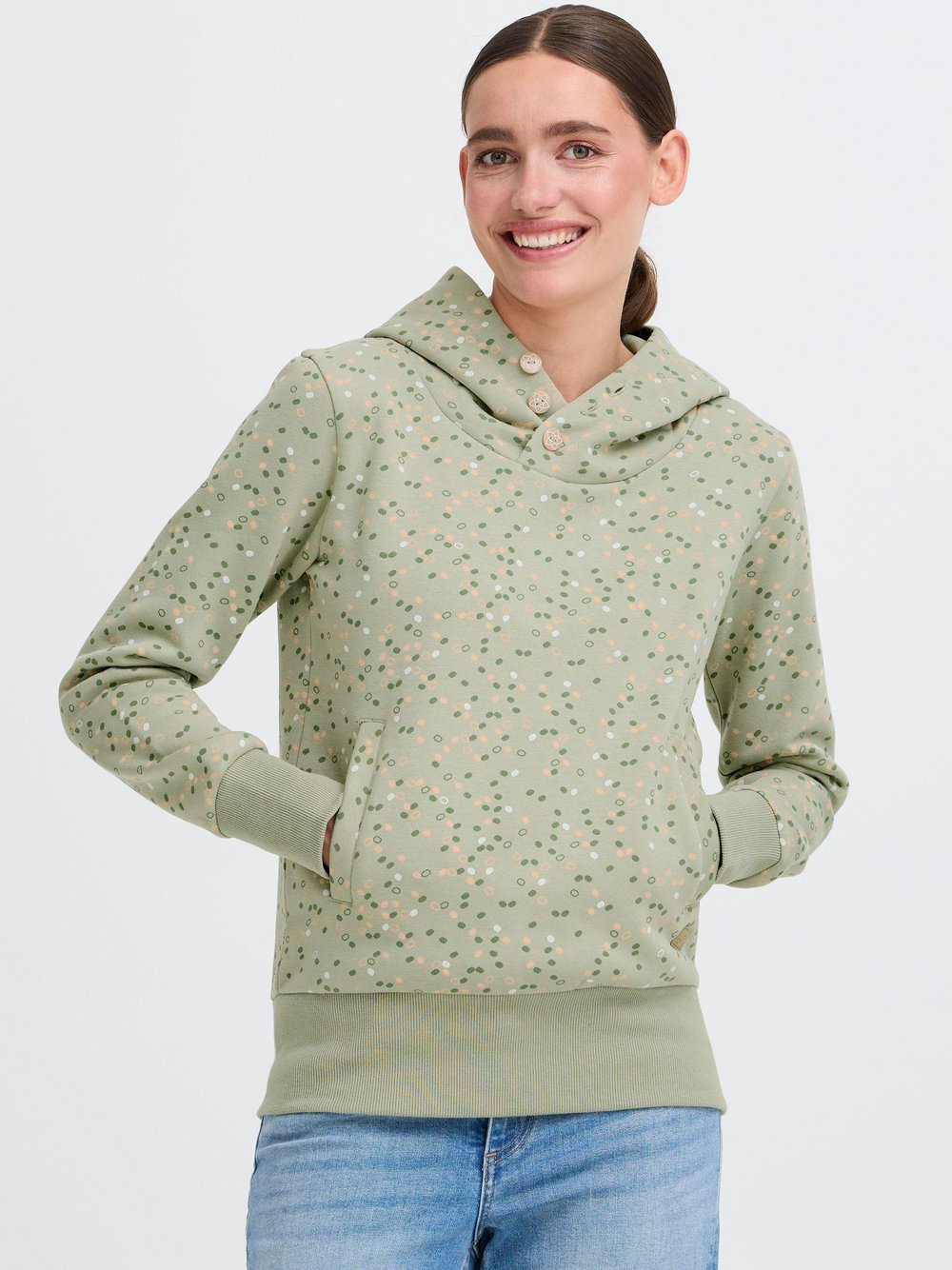OXMO Hoodie Damen gestreift