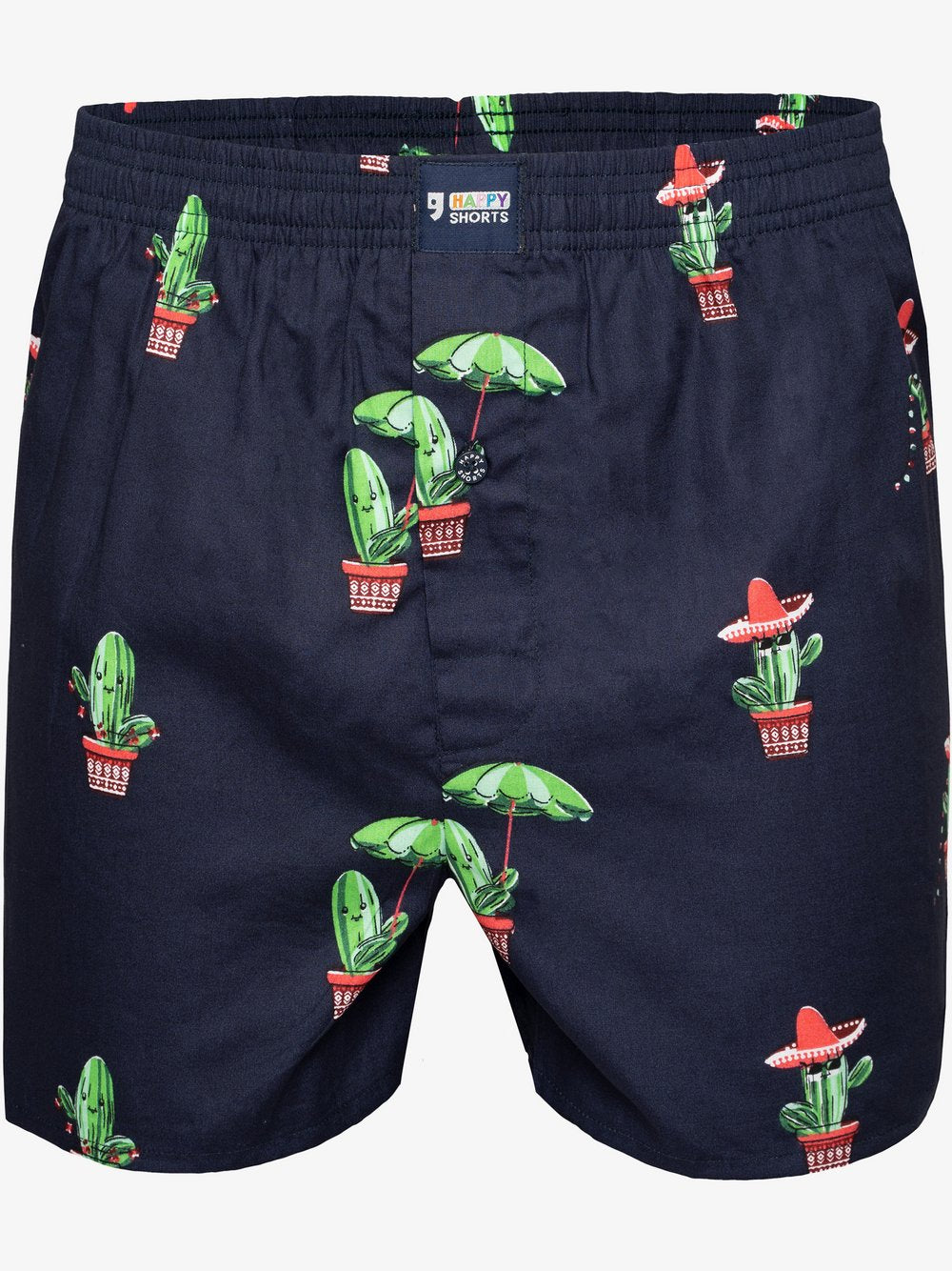 HAPPY SHORTS Pyjama Damen Jersey bedruckt