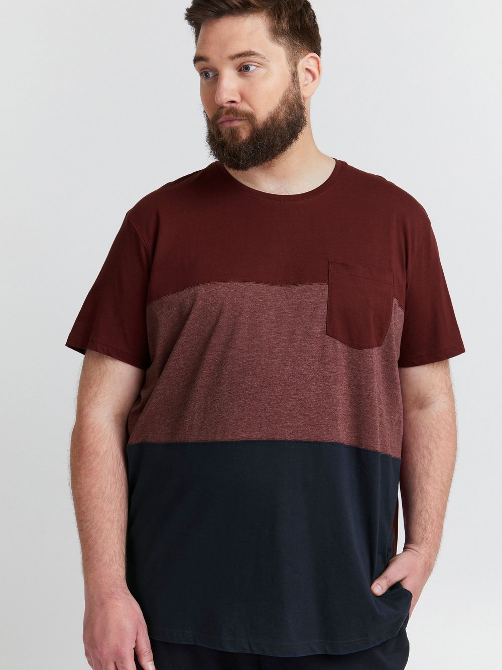 Indicode T-Shirt Herren Baumwolle bedruckt