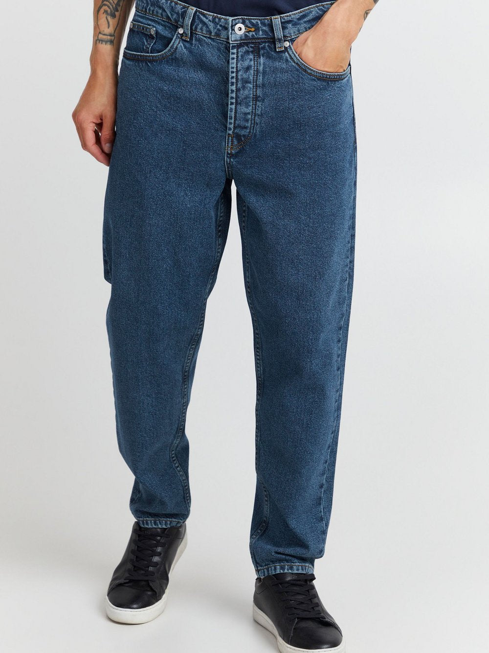 Solid 5-Pocket-Jeans Herren Baumwolle