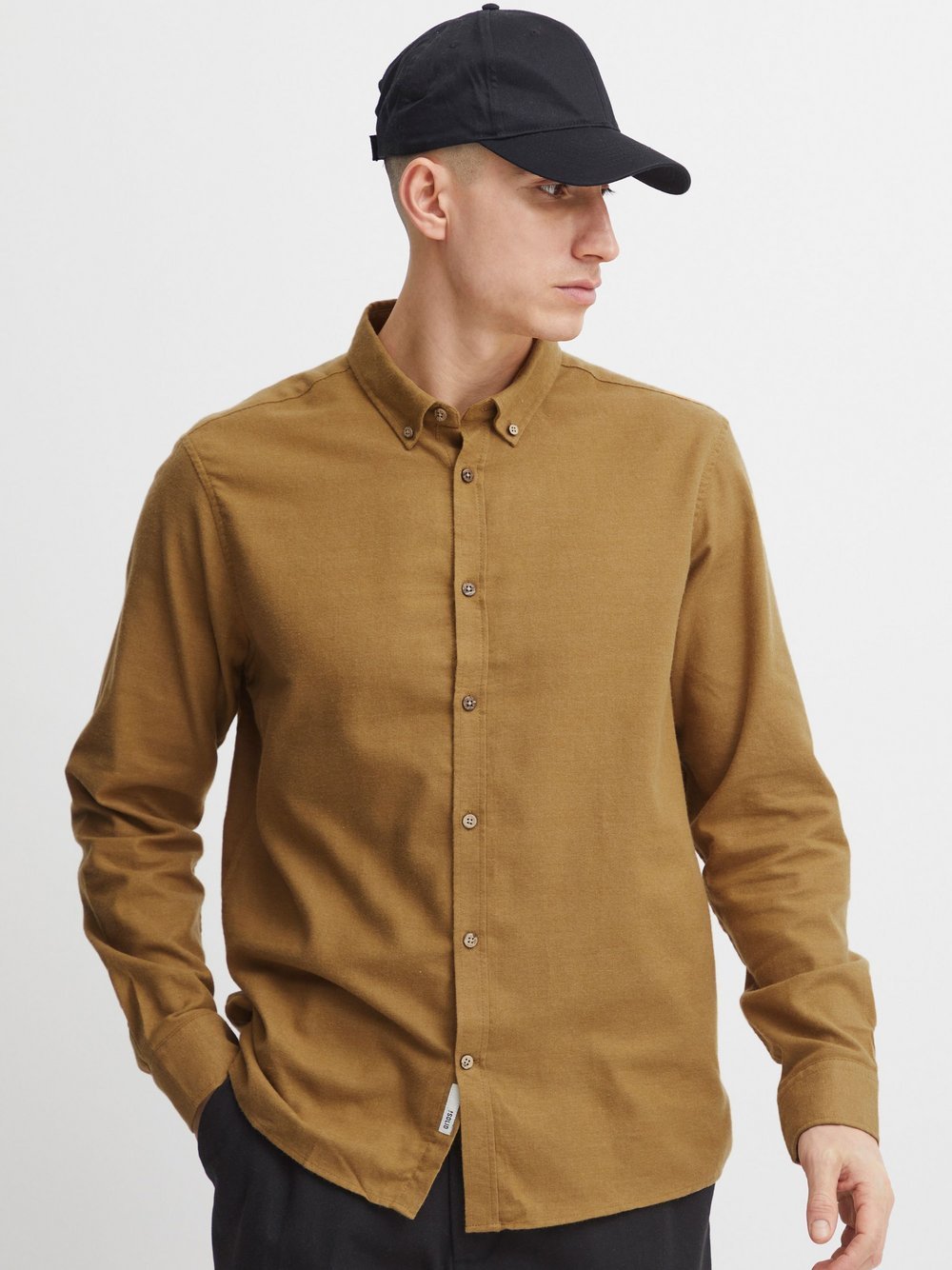 Indicode Langarmhemd Herren Regular Fit gestreift