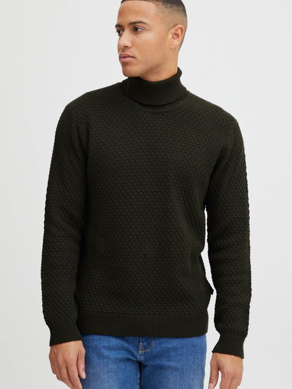BLEND Rollkragenpullover Herren Baumwolle