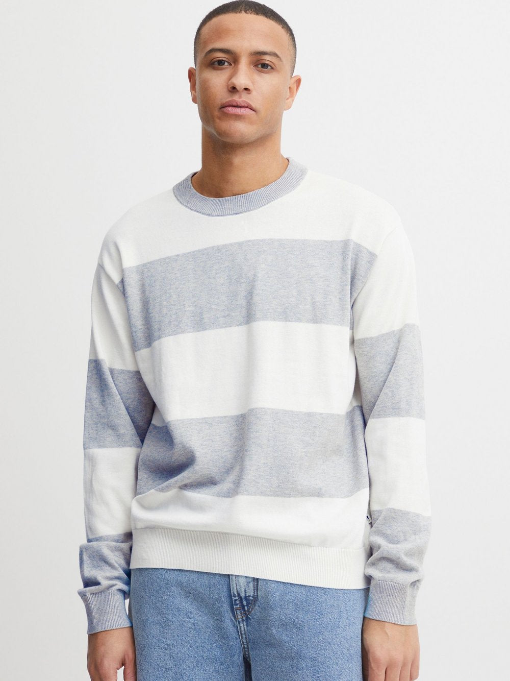 Indicode Rundhalspullover Herren Baumwolle