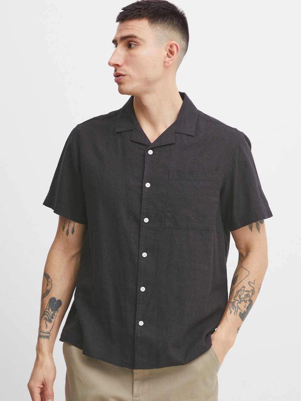 Indicode Kurzarmhemd Herren Regular Fit