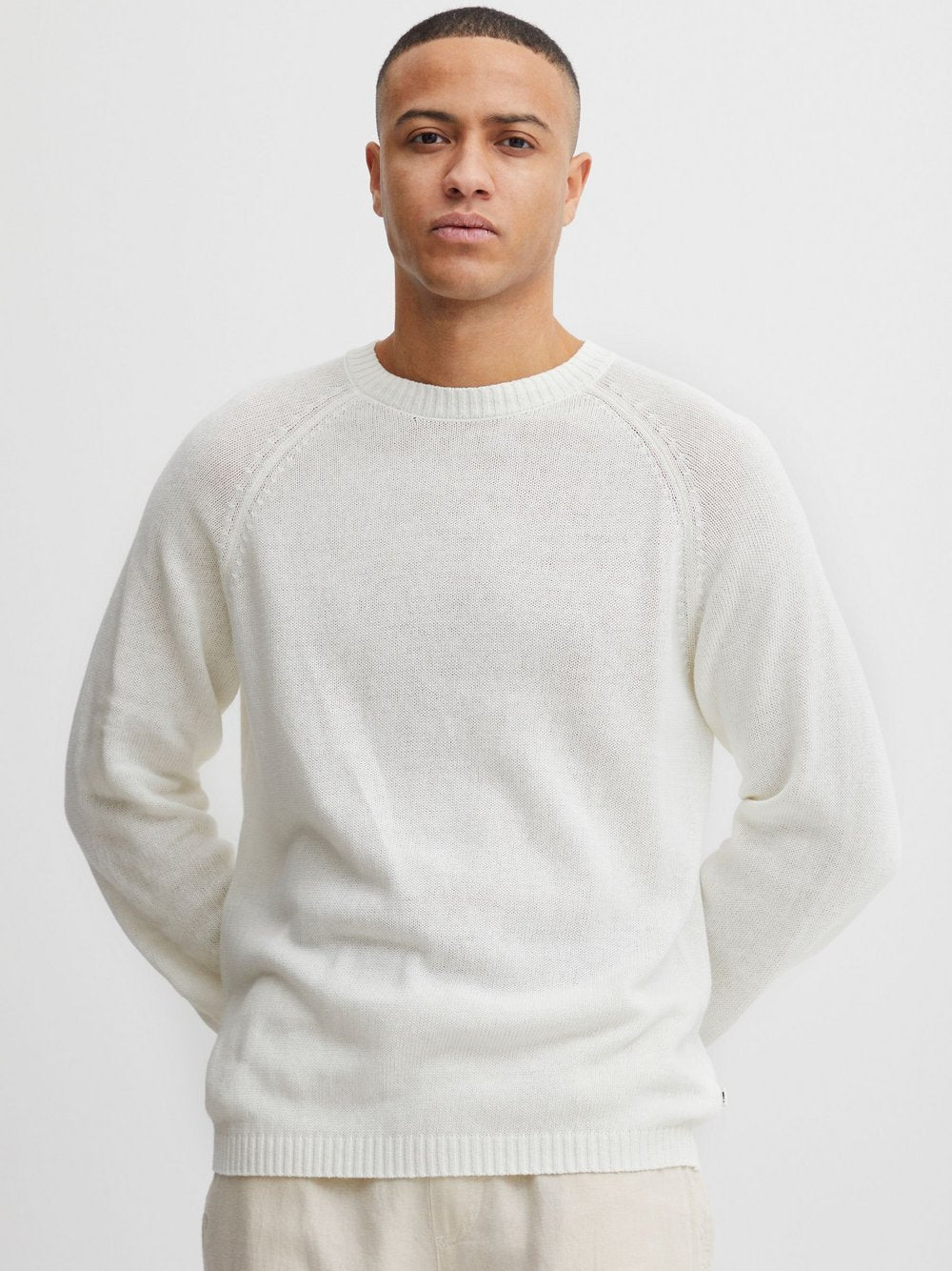 Indicode Rundhalspullover Herren Baumwolle