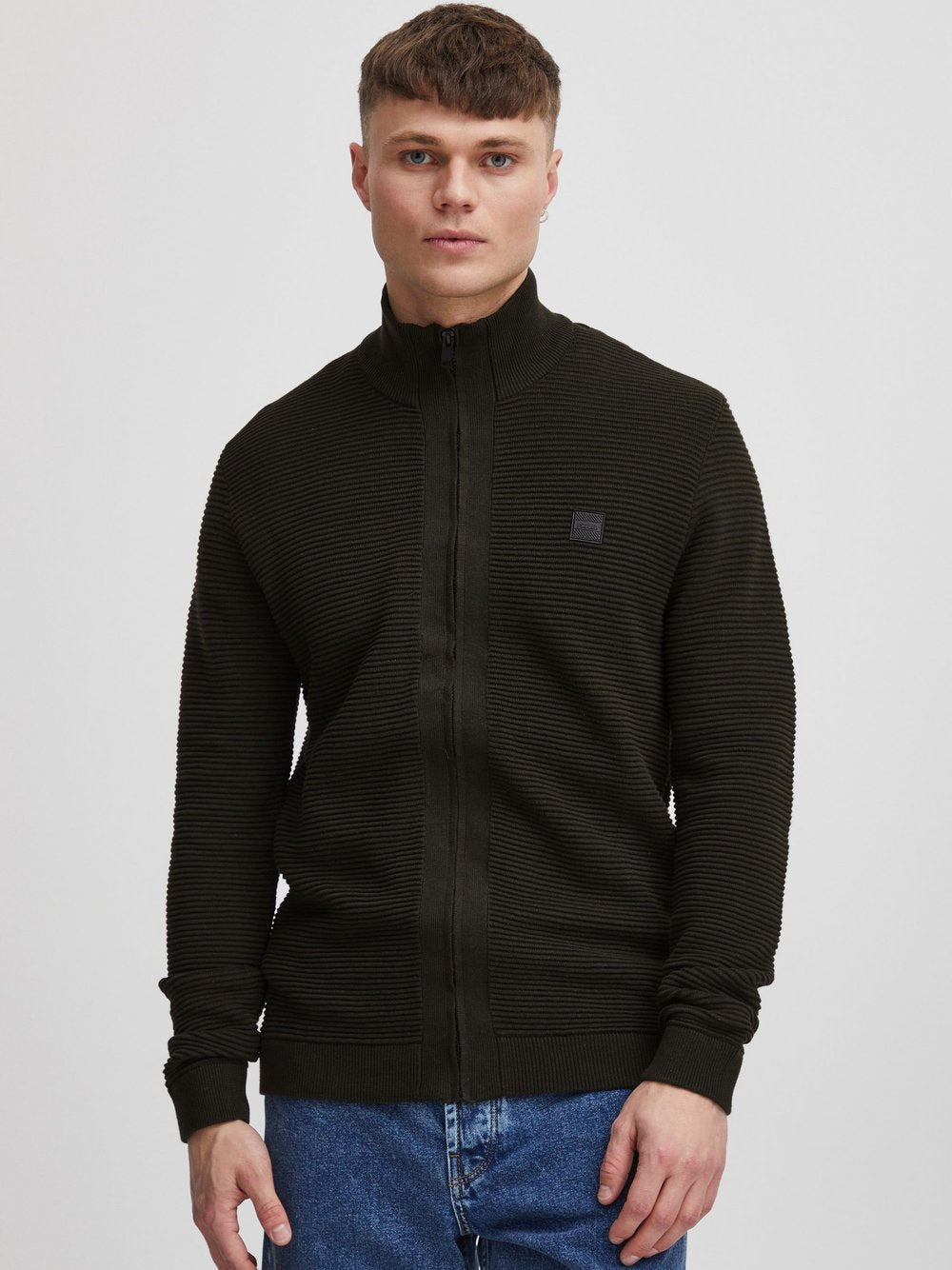 BLEND Strickjacke Herren meliert