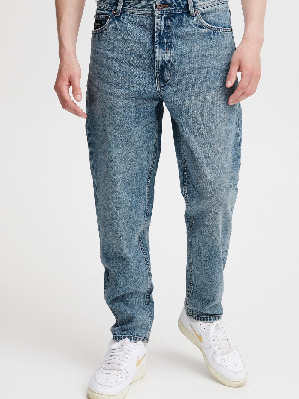 Solid 5-Pocket-Jeans Herren Baumwolle