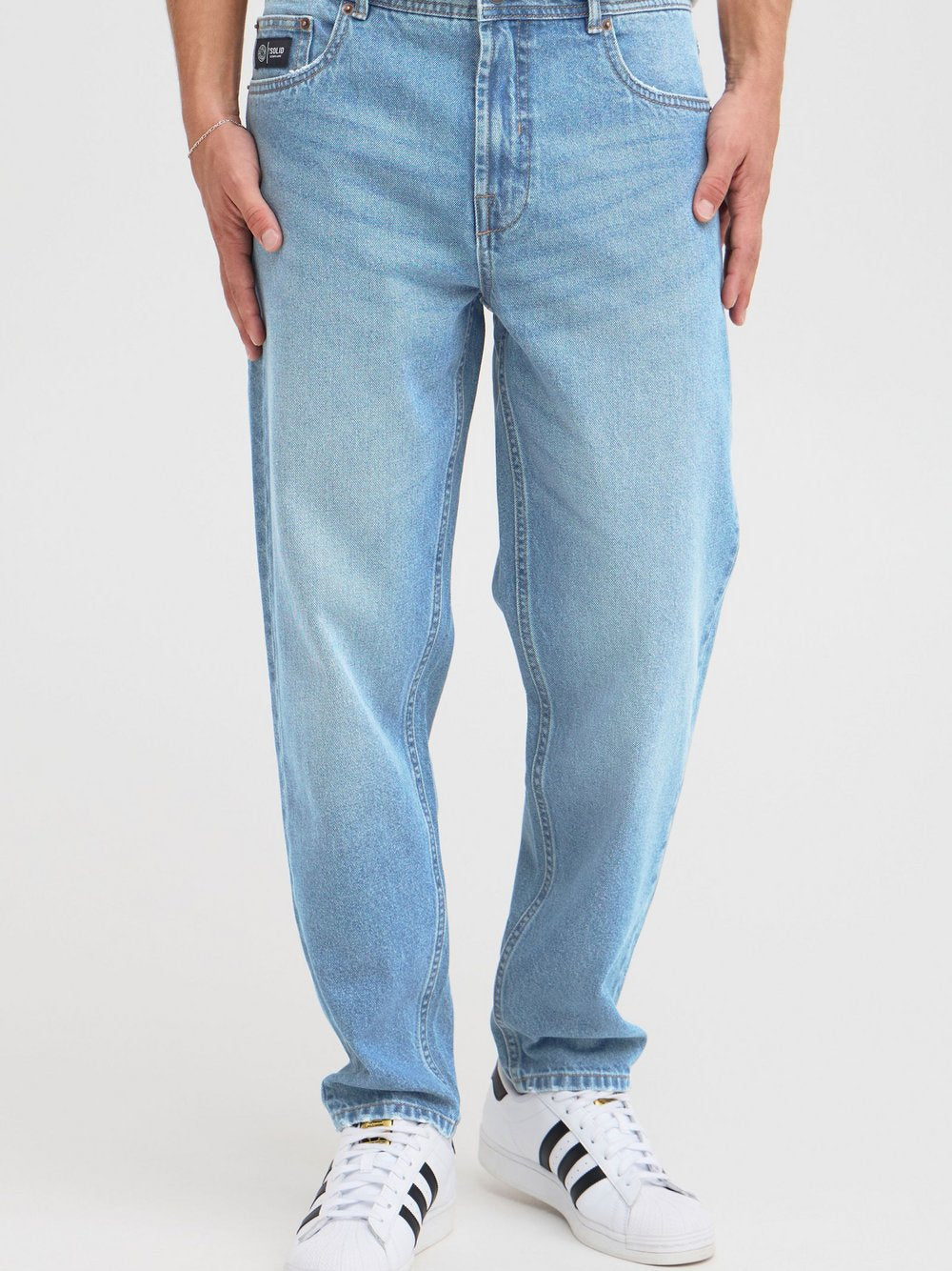 Solid 5-Pocket-Jeans Herren Baumwolle