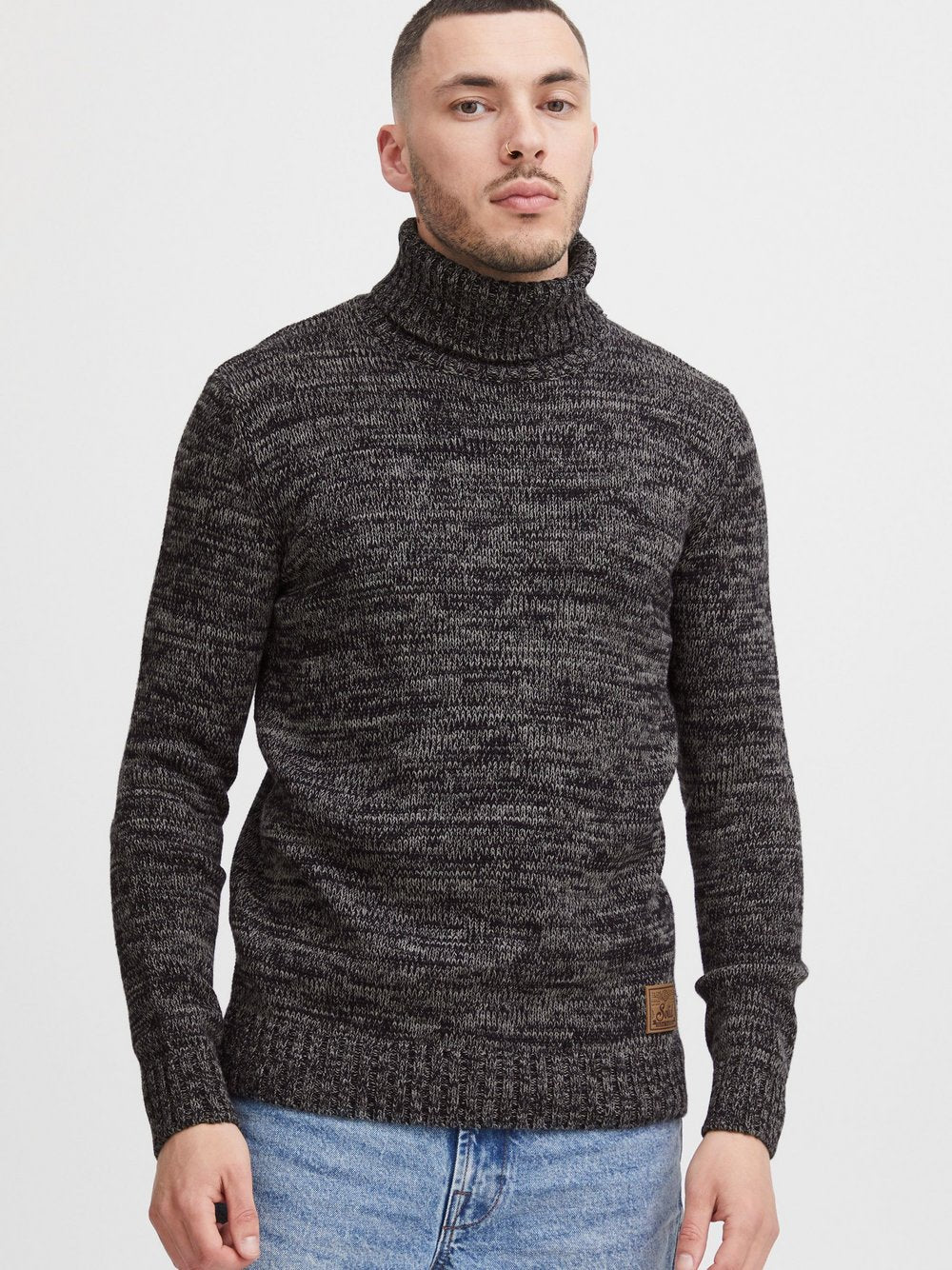 BLEND Weihnachtspullover Herren gemustert