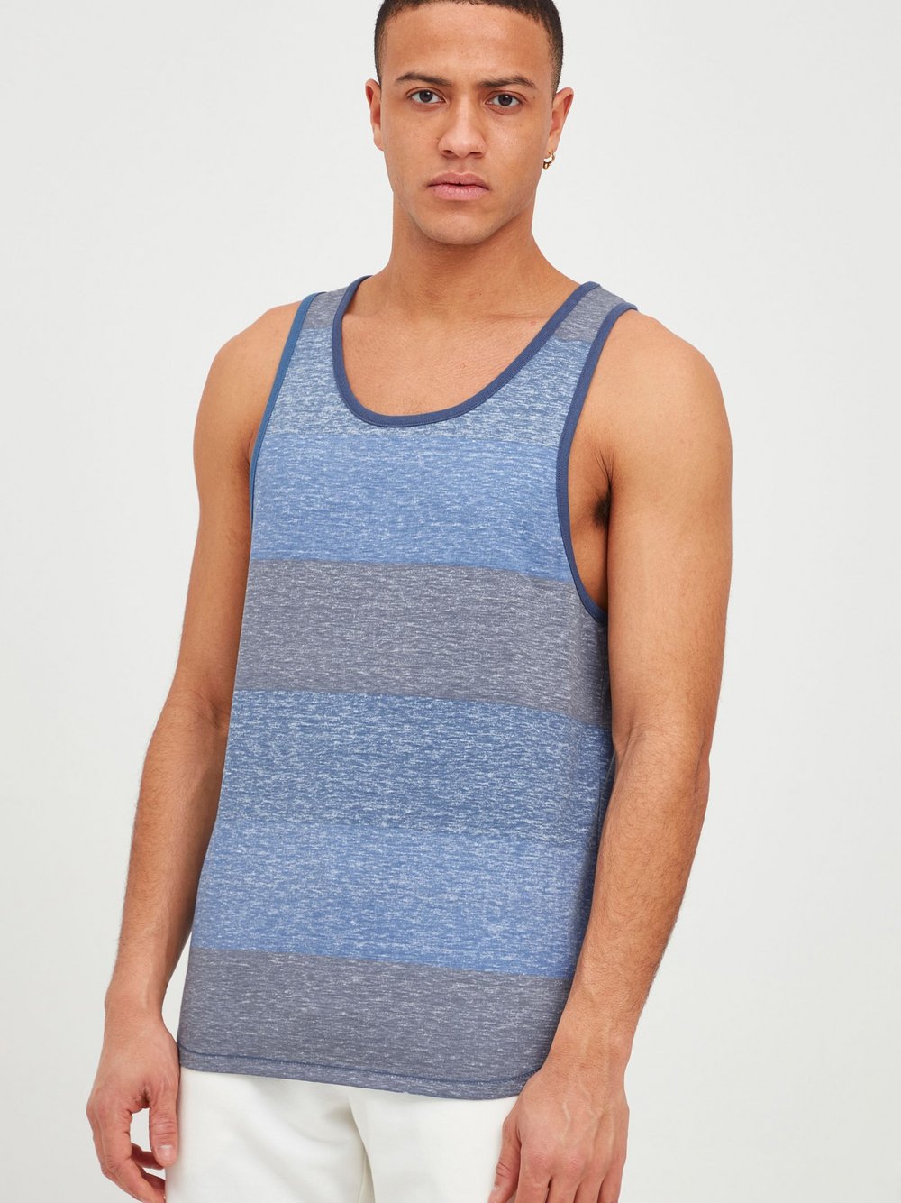 Solid Tanktop Herren Baumwolle bedruckt