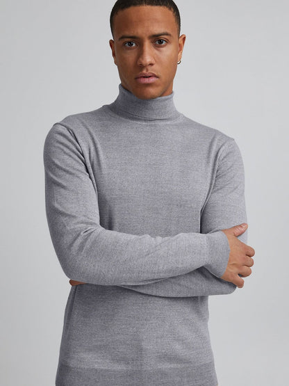 BLEND Rollkragenpullover Herren Baumwolle