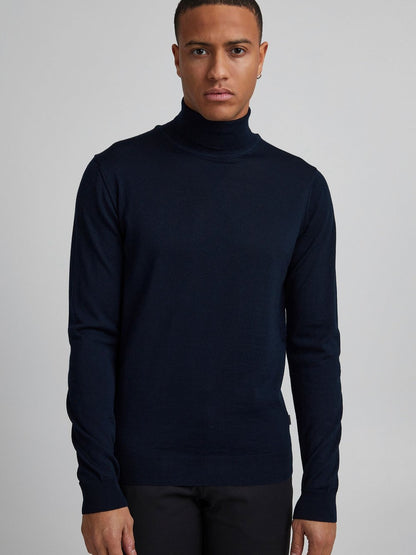 BLEND Rollkragenpullover Herren Baumwolle