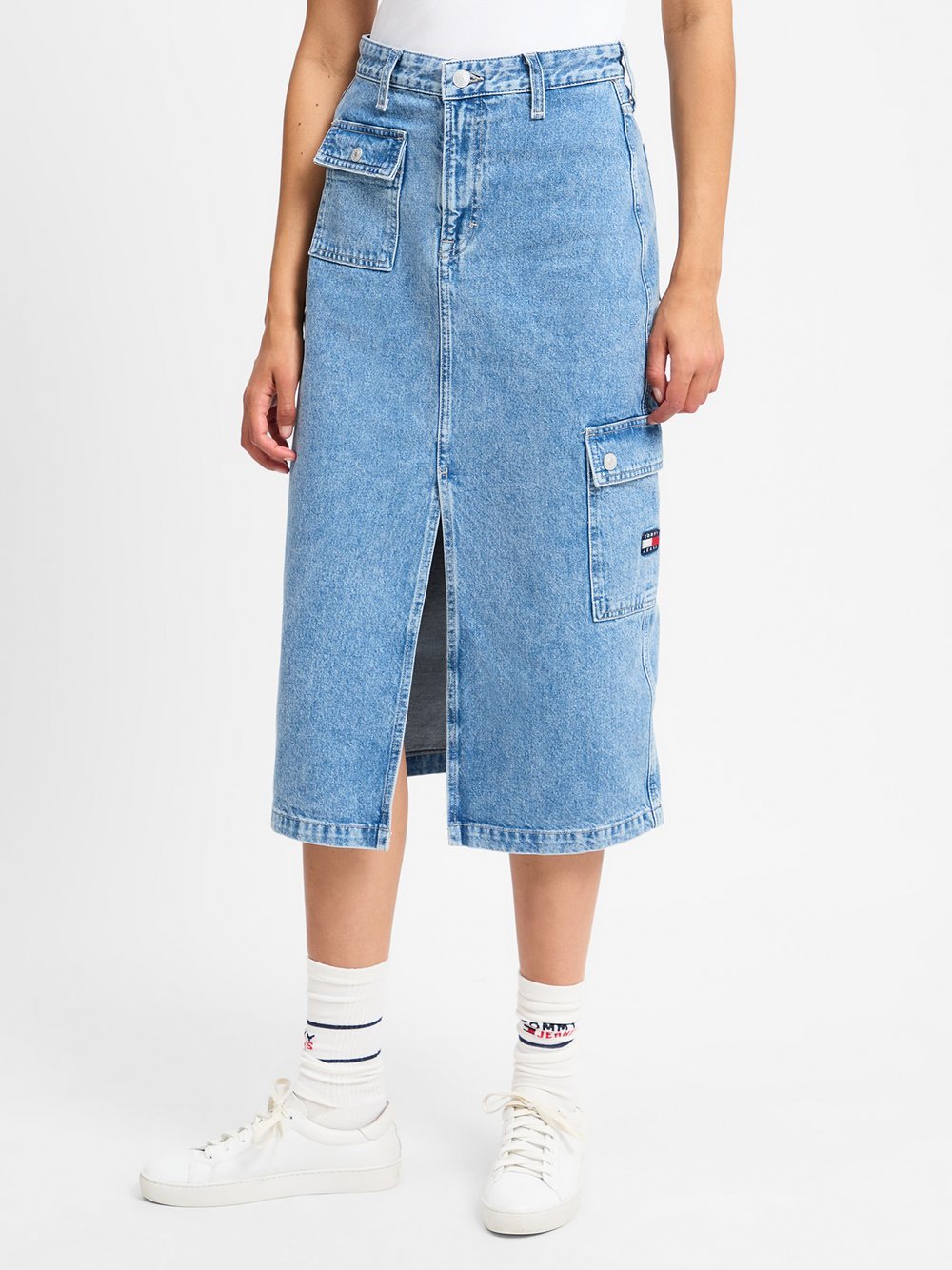 Tommy Jeans Jeansrock Damen Baumwolle