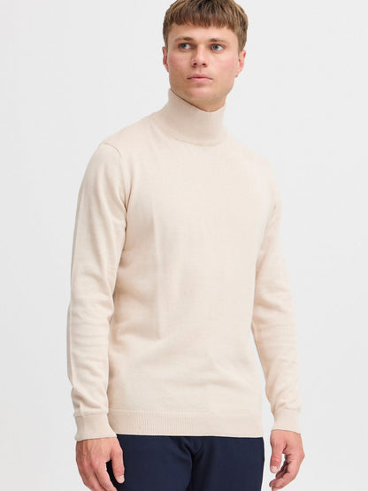 BLEND Rollkragenpullover Herren Baumwolle