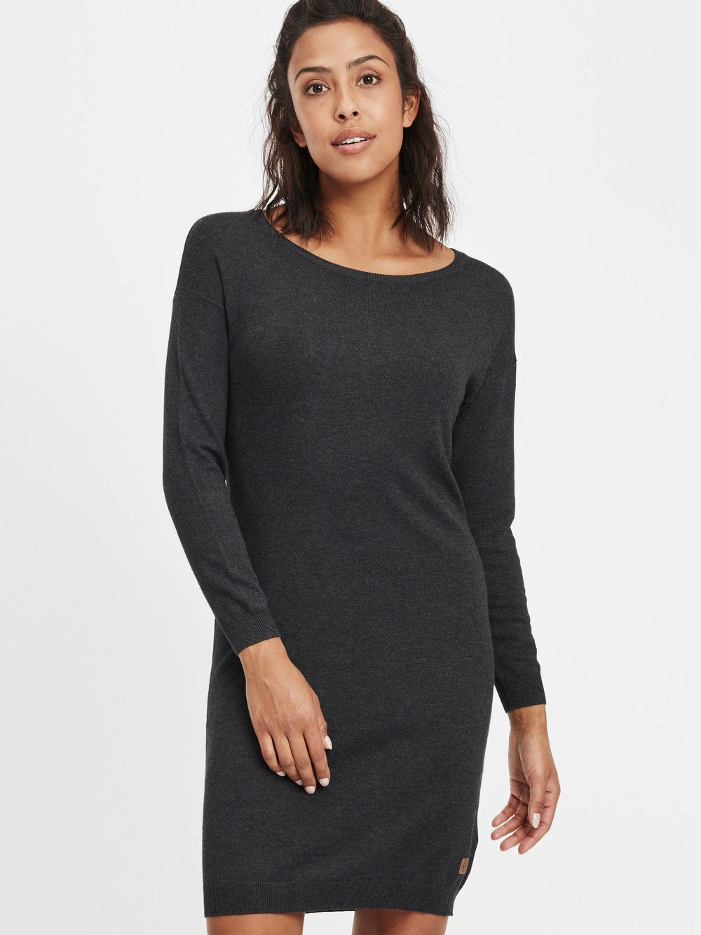 OXMO Strickkleid Damen meliert