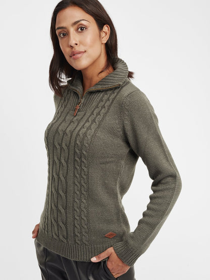OXMO Strickpullover Damen