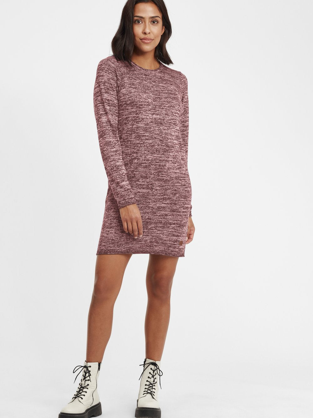 OXMO Strickkleid Damen meliert