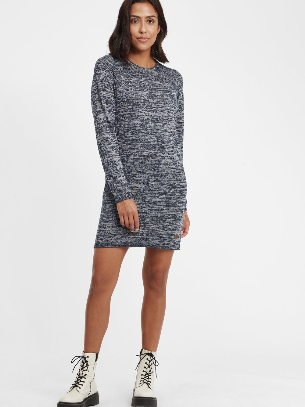 OXMO Strickkleid Damen meliert