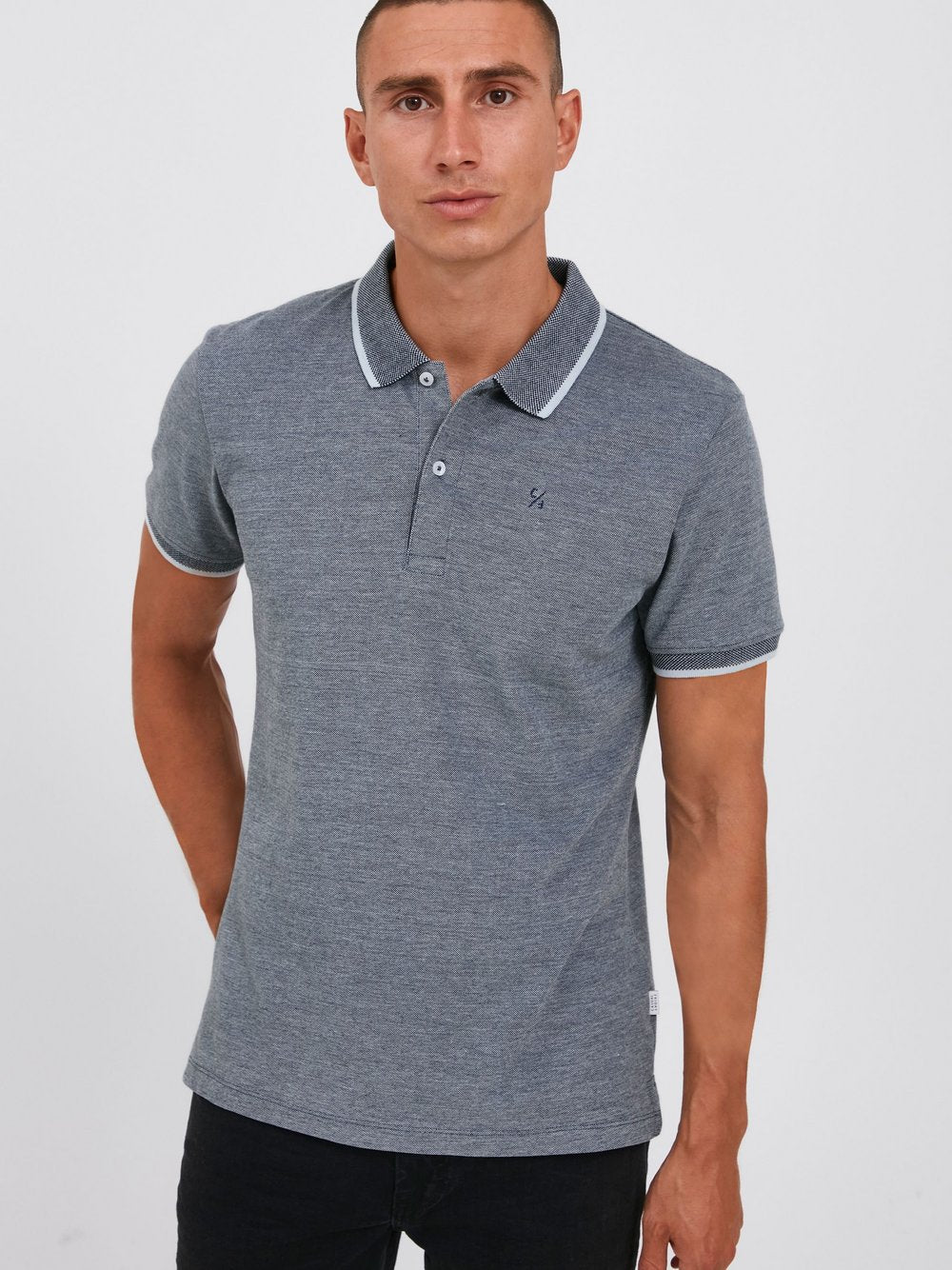 BLEND Poloshirt Herren Baumwolle