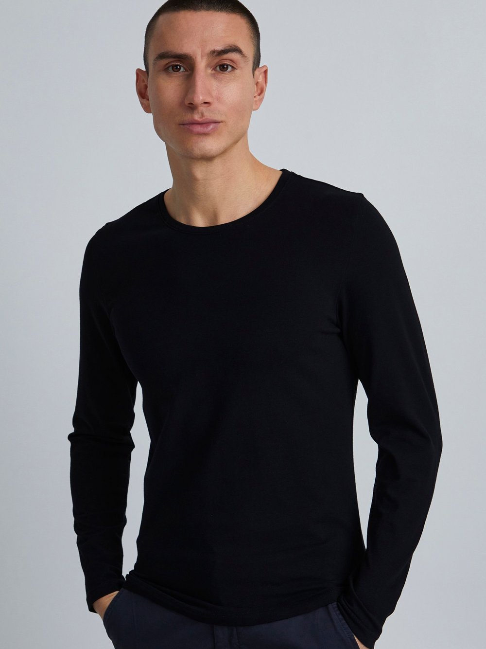 CASUAL FRIDAY Langarmshirt Herren Baumwolle