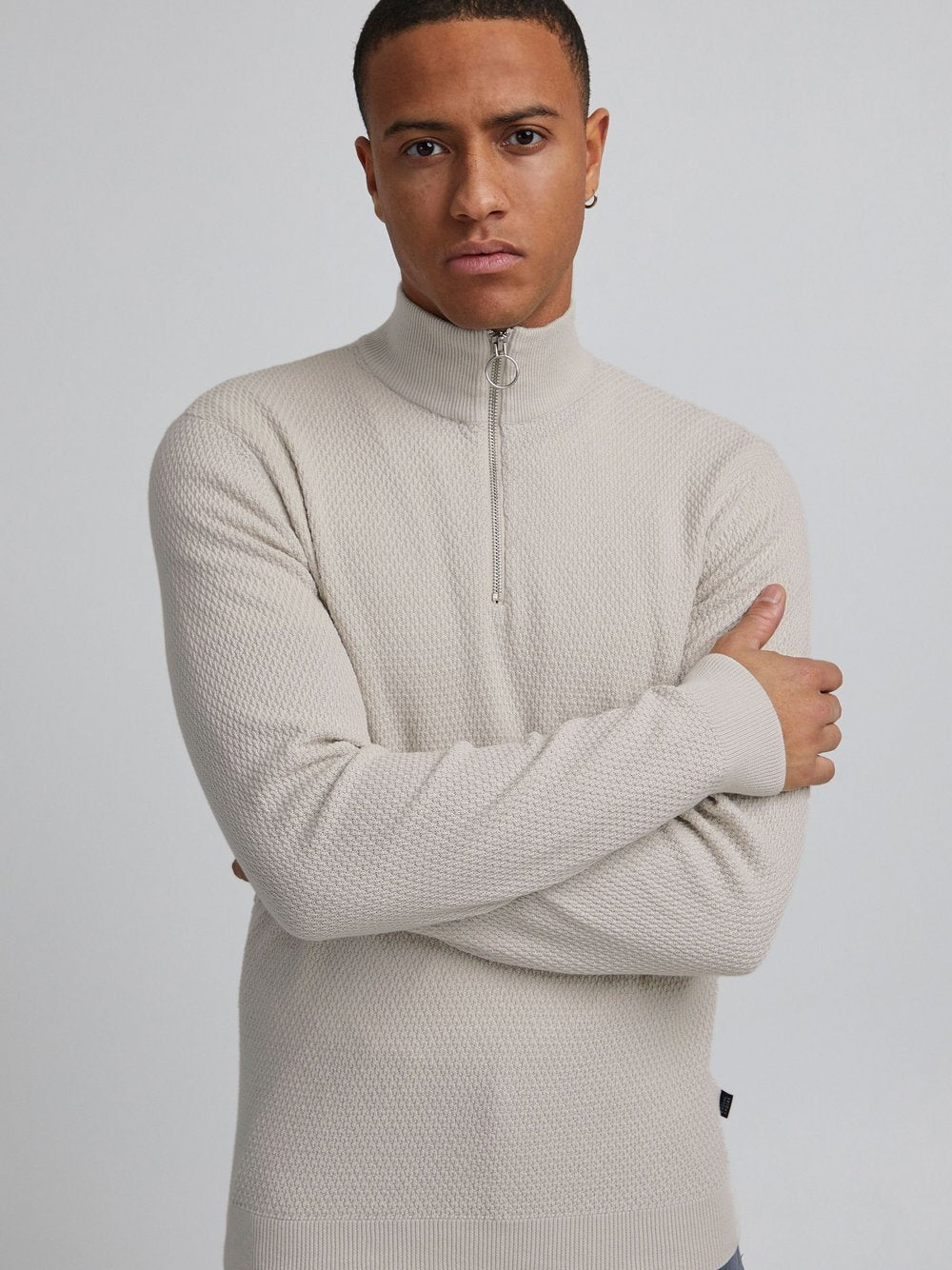 CASUAL FRIDAY Rundhalspullover Herren Baumwolle