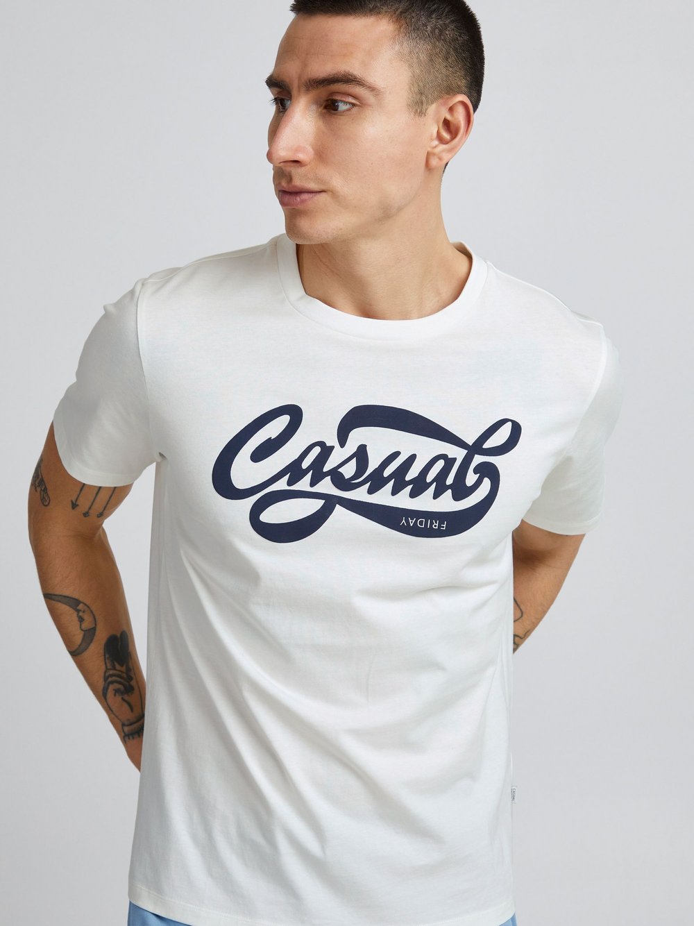 CASUAL FRIDAY T-Shirt Herren Baumwolle bedruckt