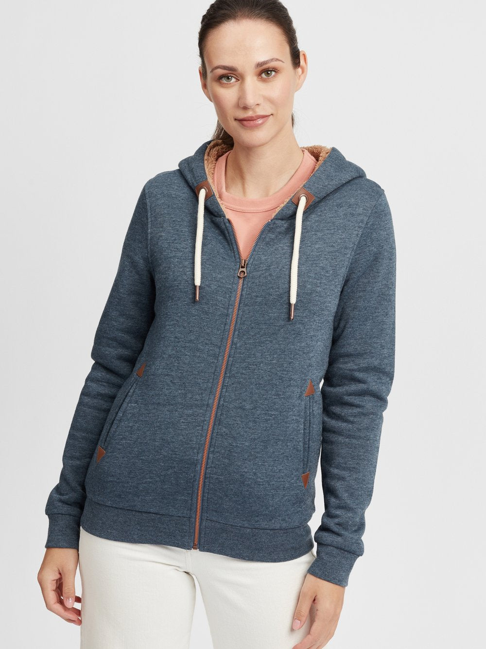 OXMO Strickjacke Damen Baumwolle