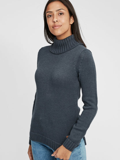 OXMO Rollkragenpullover Damen Baumwolle