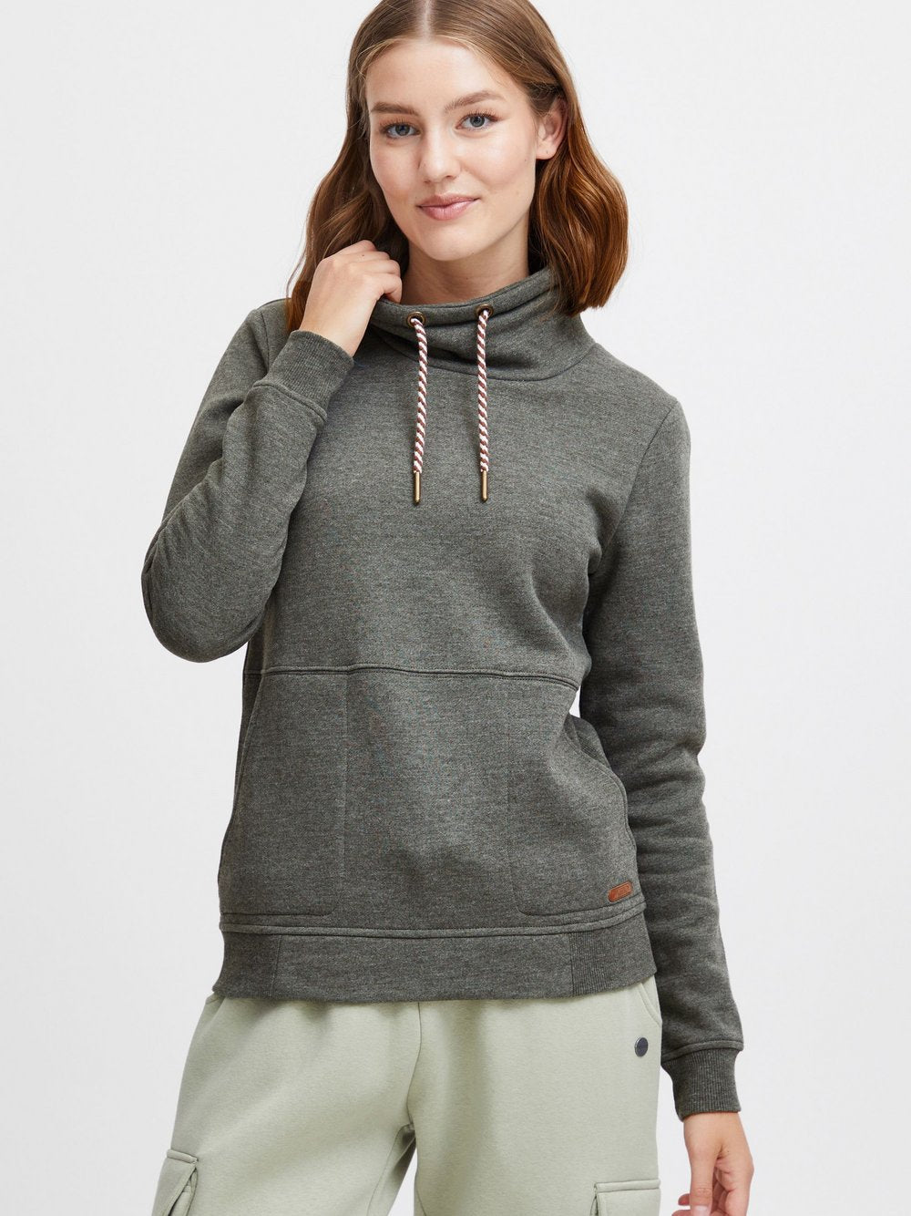 OXMO Sweatshirt Damen Baumwolle
