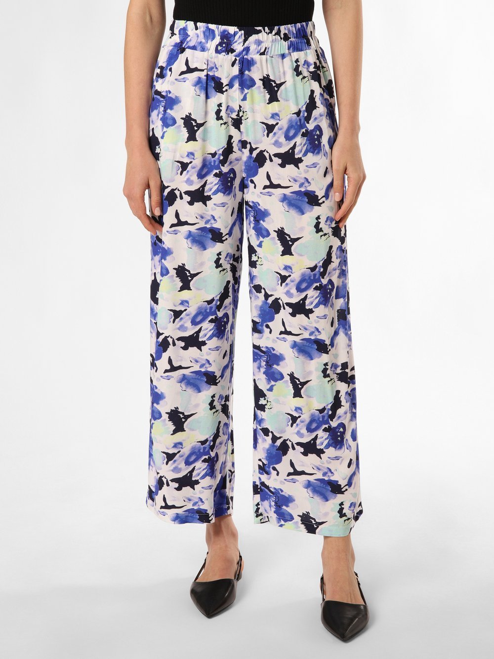 Marie Lund Hose Damen Viskose gemustert