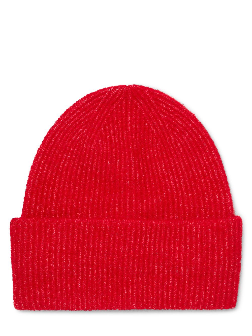 Samsøe Samsøe Strickmütze mit Alpaka- und Merino-Anteil Damen Rippe