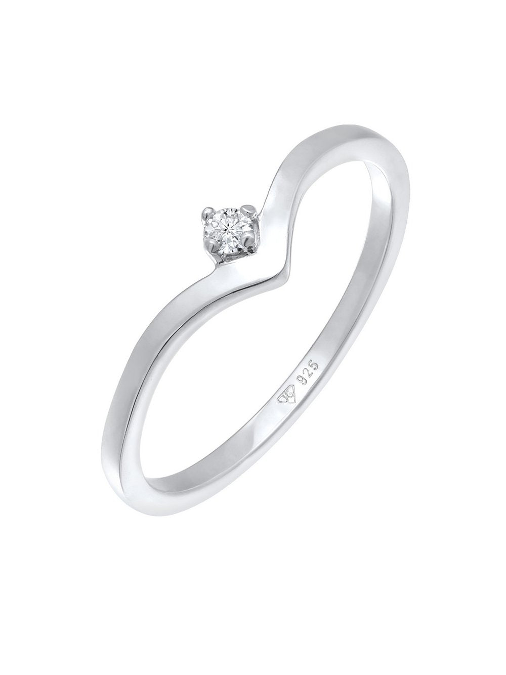 Elli Diamonds Ring Damen Sterlingsilber