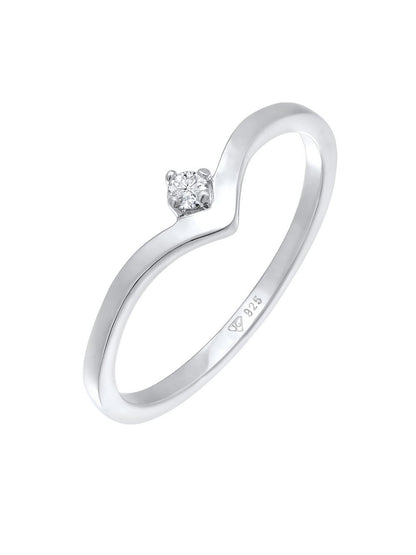 Elli Diamonds Ring Damen Sterlingsilber