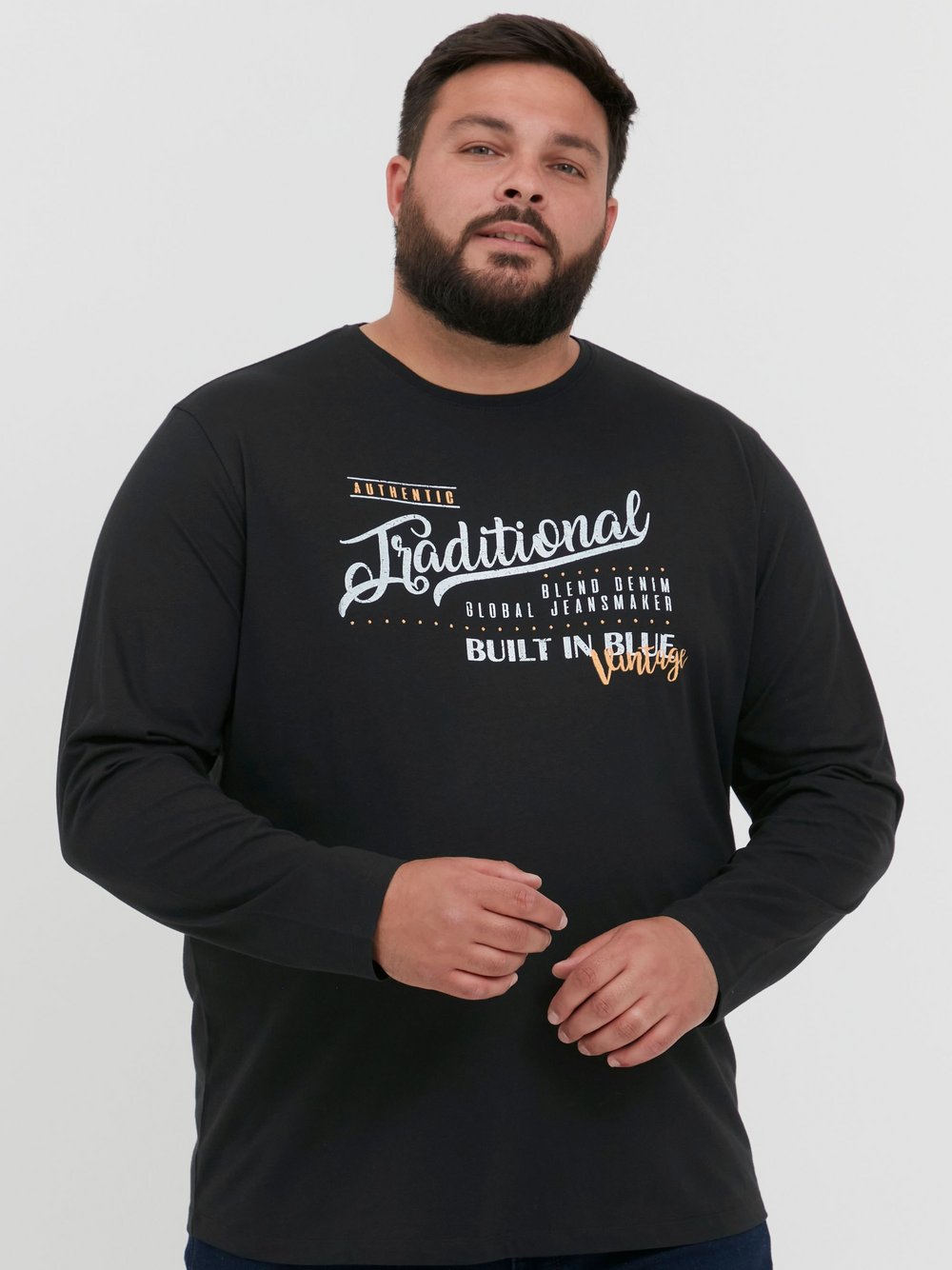 CASUAL FRIDAY Langarmshirt Herren Baumwolle