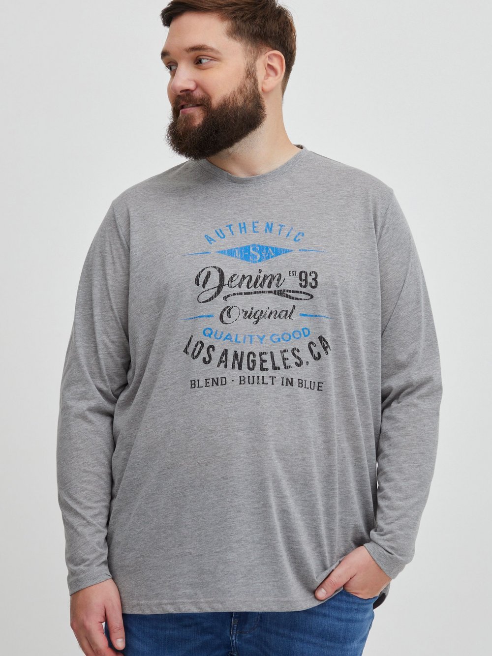 CASUAL FRIDAY Langarmshirt Herren Baumwolle