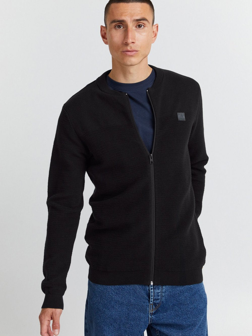 Solid Strickjacke Herren Baumwolle