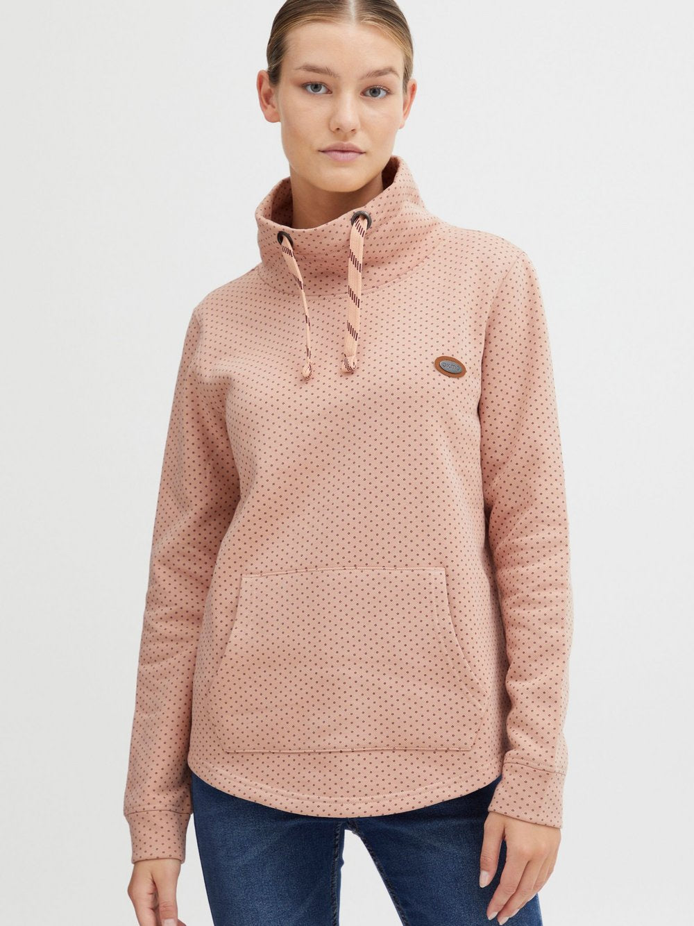 OXMO Sweatshirt Damen Baumwolle