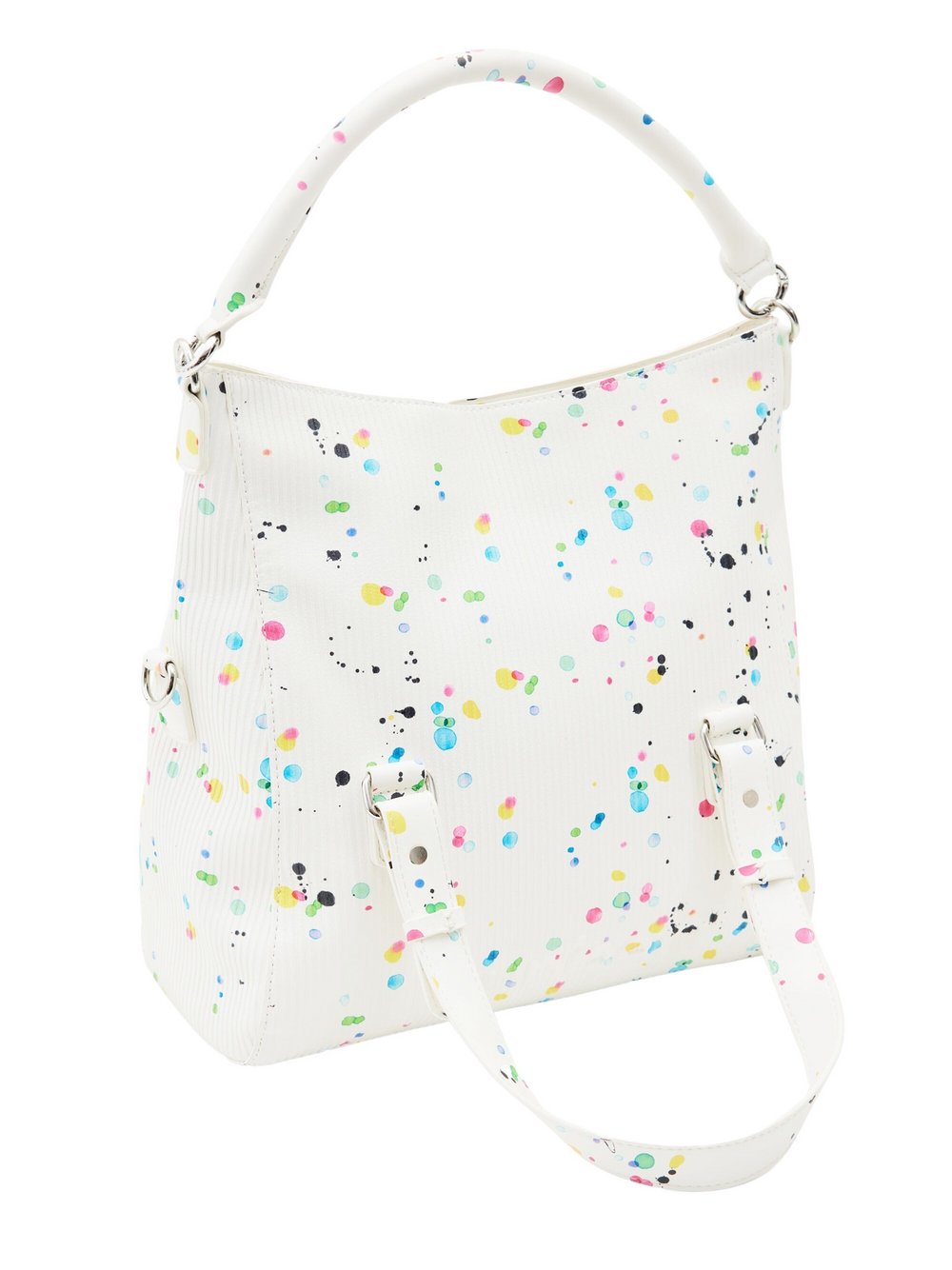 Desigual Handtasche Damen gepunktet