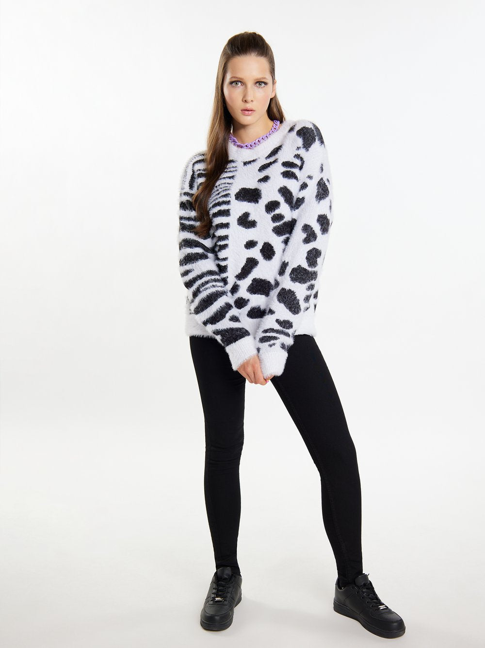 MyMo Strickpullover Damen gemustert