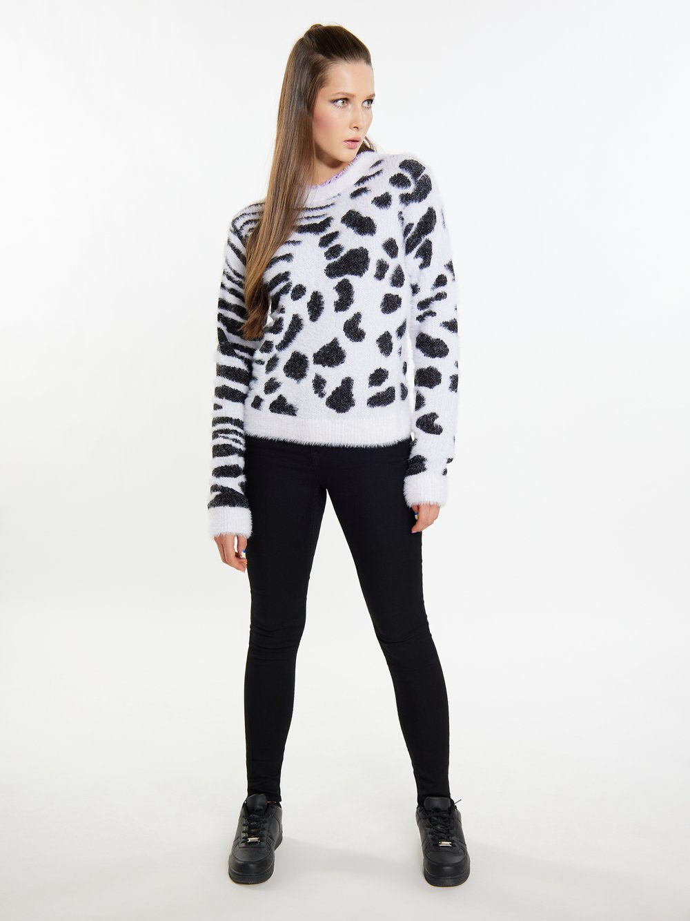 MyMo Strickpullover Damen gemustert